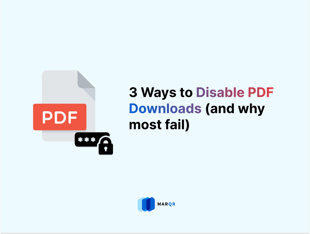 3 Ways to Disable PDF Downloads (and why most fail)